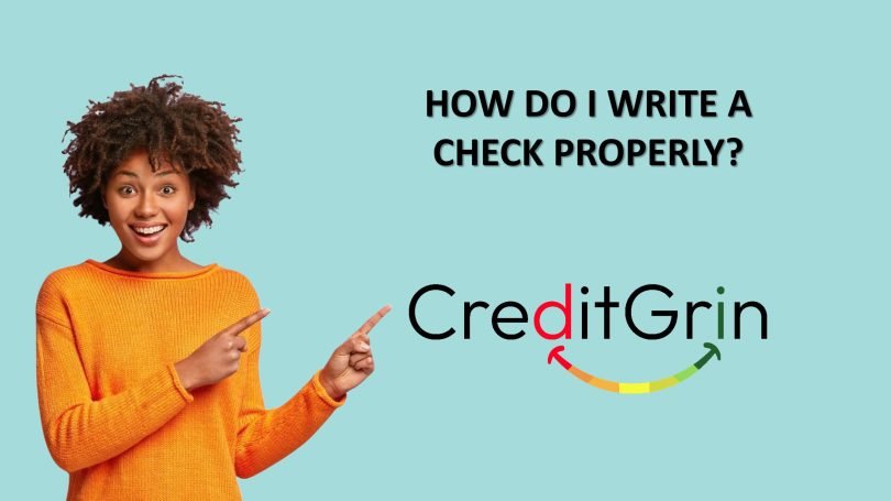 How Do I write a check properly?